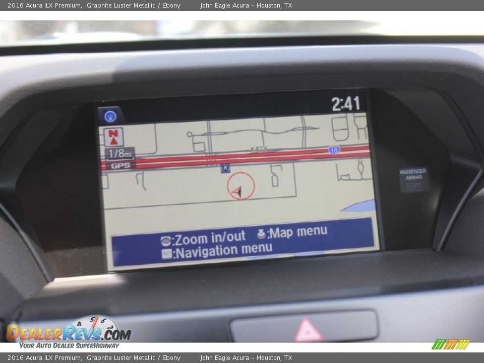 2016 Acura ILX Premium Graphite Luster Metallic / Ebony Photo #30