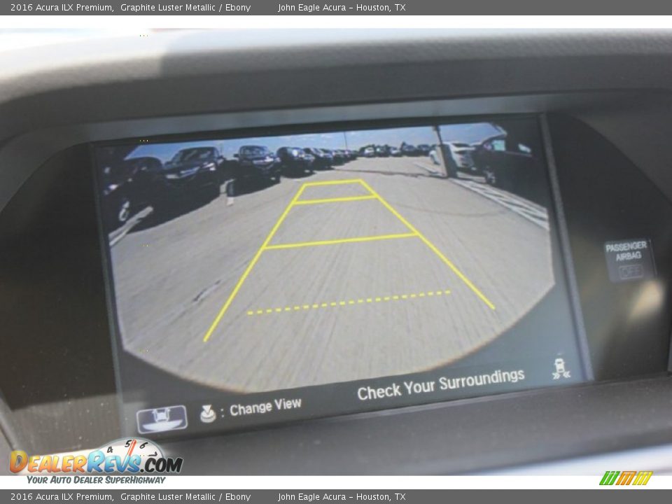 2016 Acura ILX Premium Graphite Luster Metallic / Ebony Photo #31