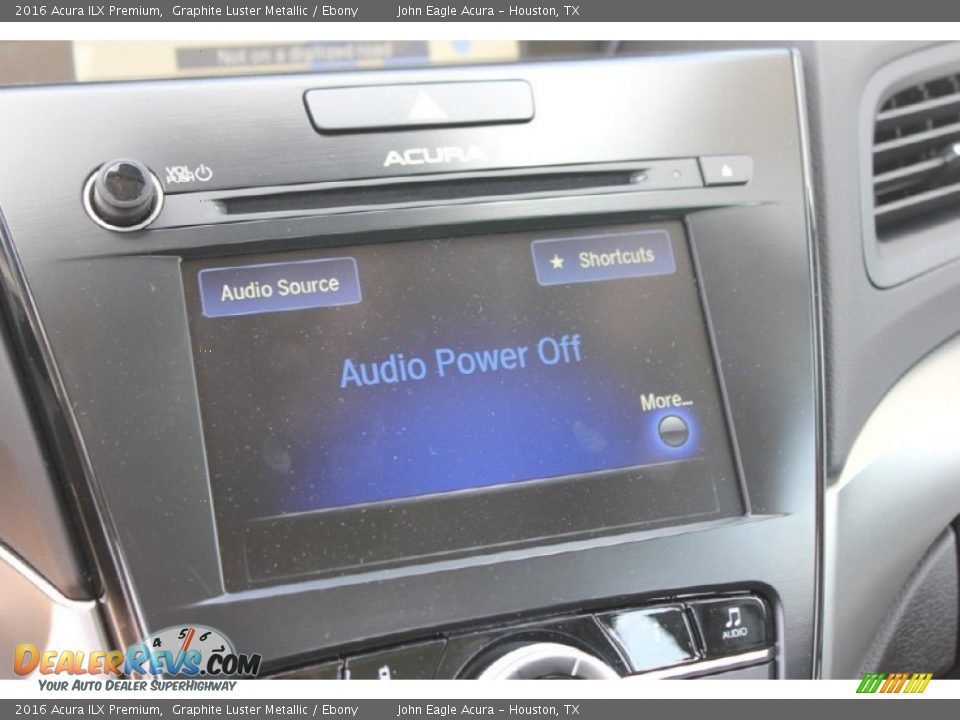 2016 Acura ILX Premium Graphite Luster Metallic / Ebony Photo #32