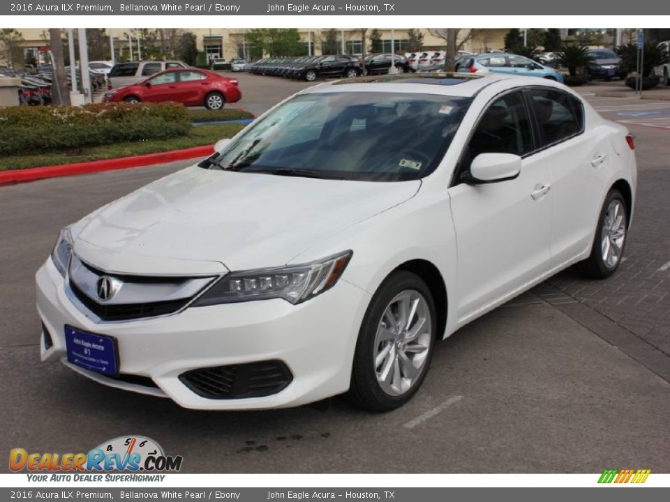 2016 Acura ILX Premium Bellanova White Pearl / Ebony Photo #3