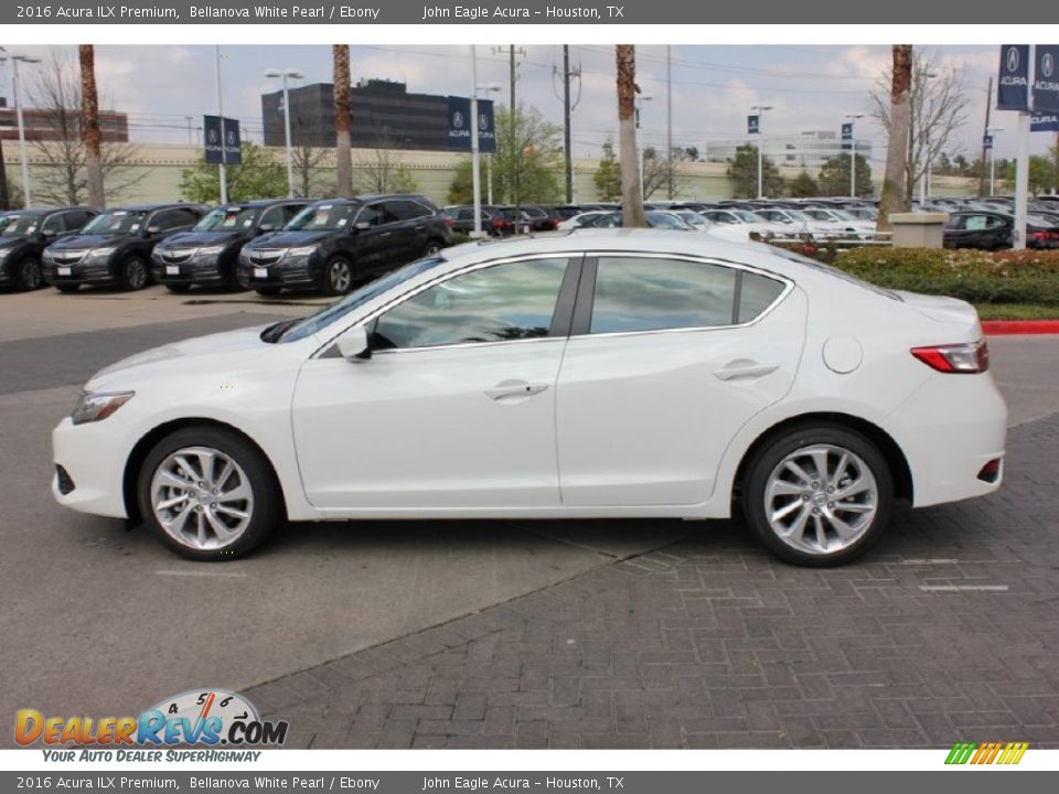 2016 Acura ILX Premium Bellanova White Pearl / Ebony Photo #4