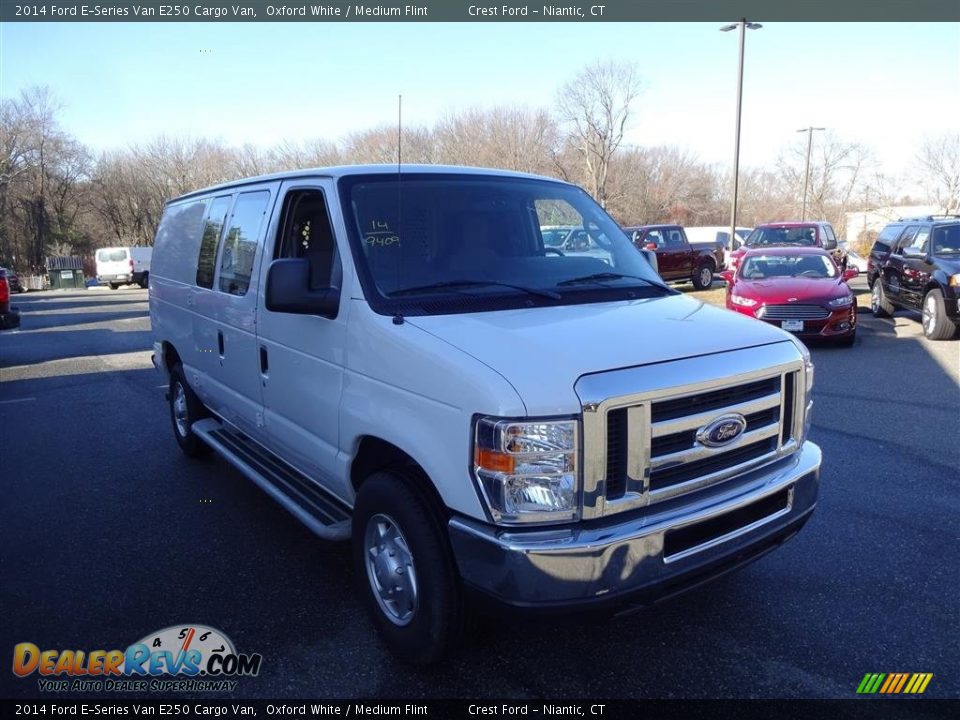 2014 Ford E-Series Van E250 Cargo Van Oxford White / Medium Flint Photo #1