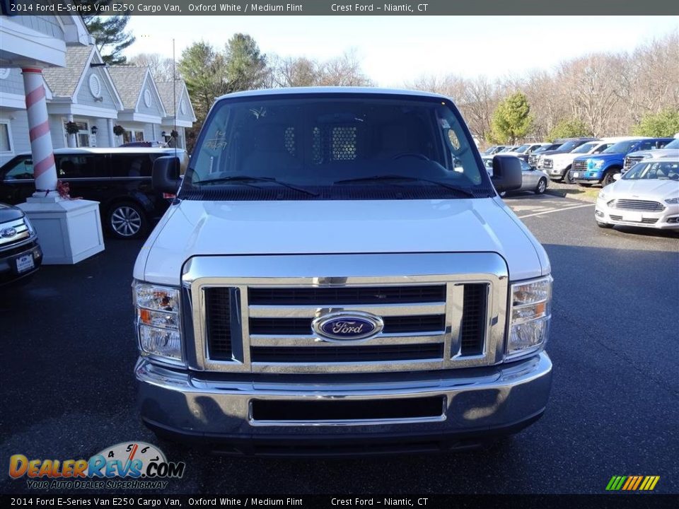 2014 Ford E-Series Van E250 Cargo Van Oxford White / Medium Flint Photo #2