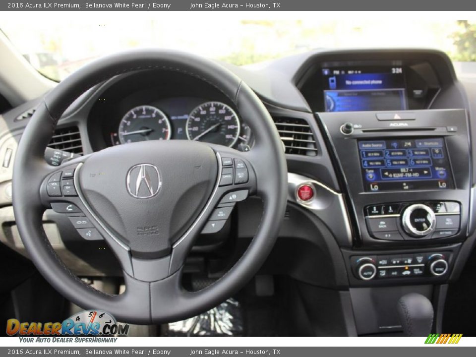 2016 Acura ILX Premium Bellanova White Pearl / Ebony Photo #28
