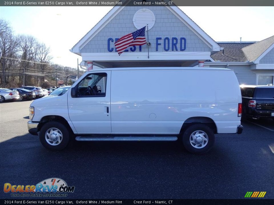 2014 Ford E-Series Van E250 Cargo Van Oxford White / Medium Flint Photo #4