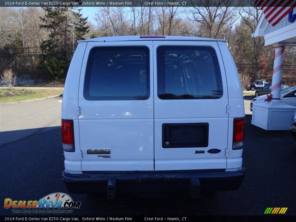 2014 Ford E-Series Van E250 Cargo Van Oxford White / Medium Flint Photo #6