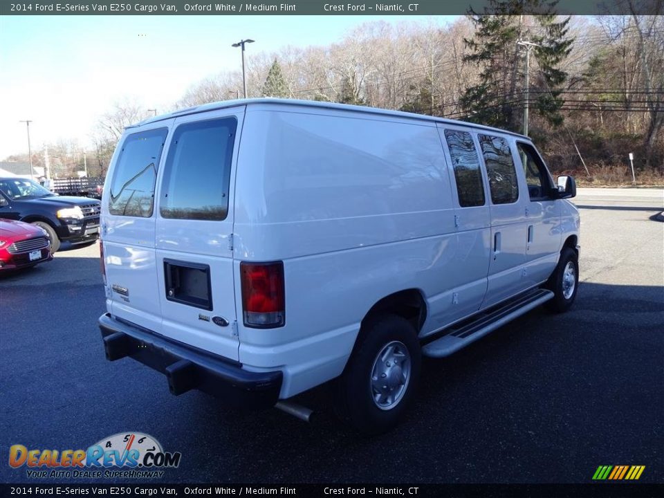 2014 Ford E-Series Van E250 Cargo Van Oxford White / Medium Flint Photo #7