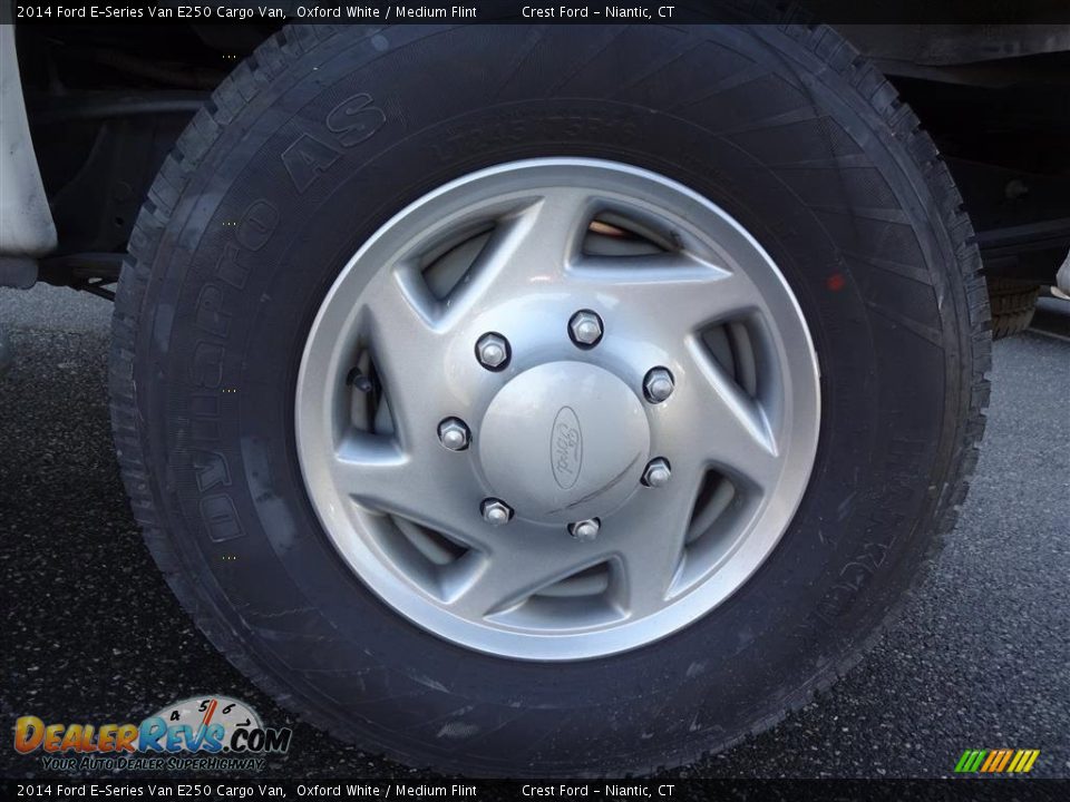2014 Ford E-Series Van E250 Cargo Van Oxford White / Medium Flint Photo #8
