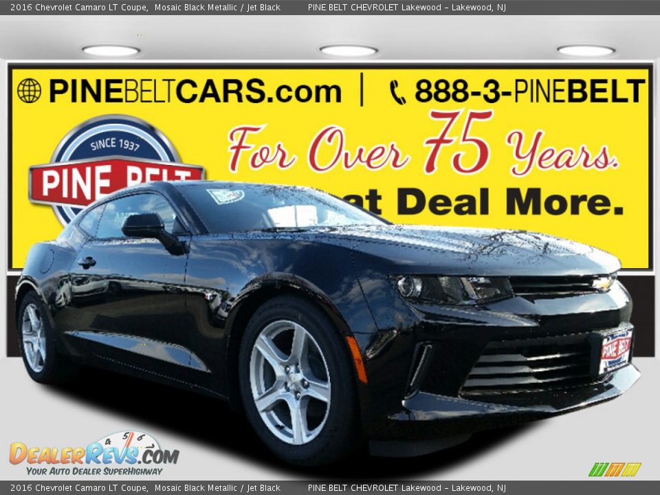 2016 Chevrolet Camaro LT Coupe Mosaic Black Metallic / Jet Black Photo #1