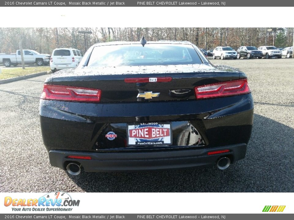 2016 Chevrolet Camaro LT Coupe Mosaic Black Metallic / Jet Black Photo #5