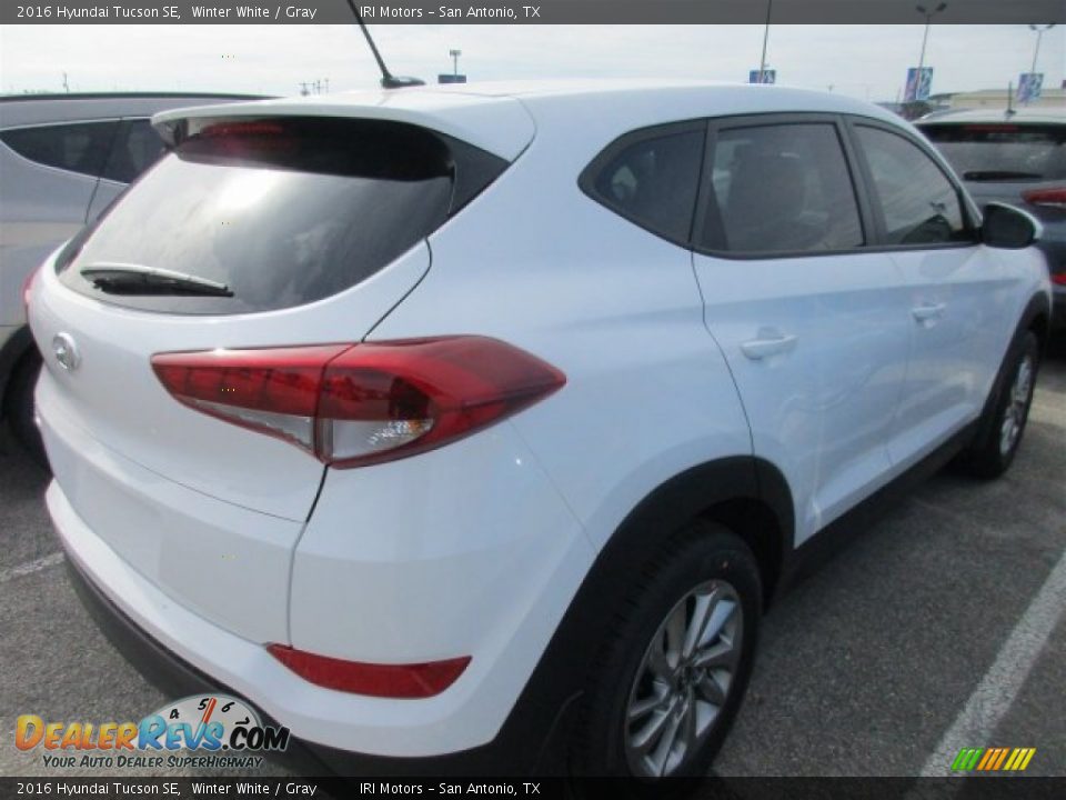 2016 Hyundai Tucson SE Winter White / Gray Photo #6