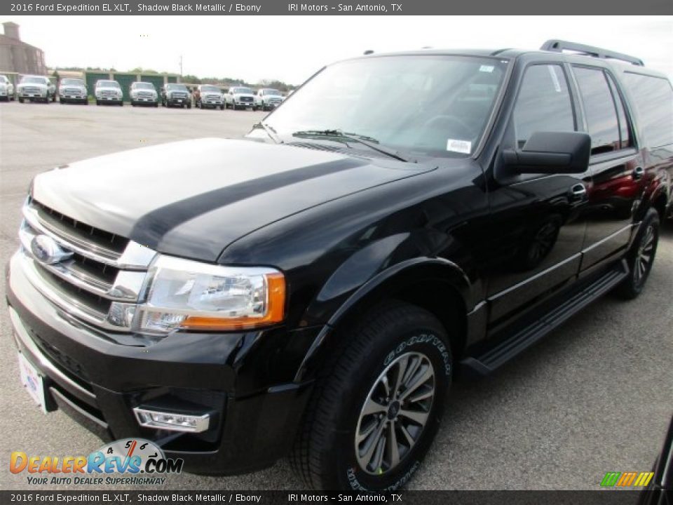 2016 Ford Expedition EL XLT Shadow Black Metallic / Ebony Photo #2