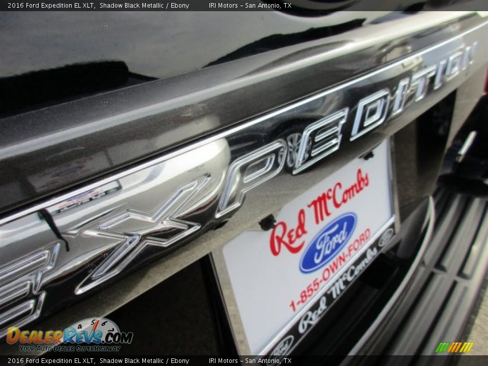 2016 Ford Expedition EL XLT Shadow Black Metallic / Ebony Photo #5