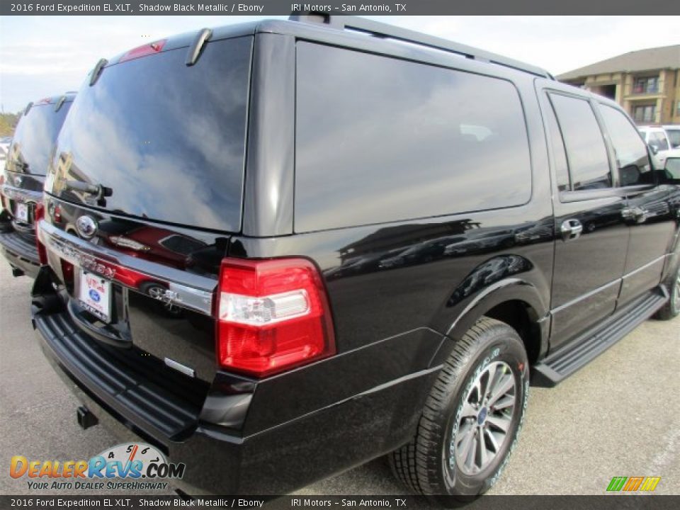 2016 Ford Expedition EL XLT Shadow Black Metallic / Ebony Photo #7