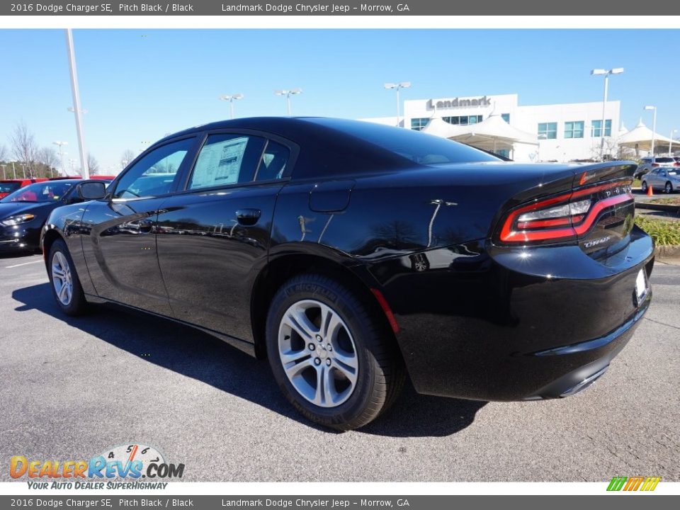 2016 Dodge Charger SE Pitch Black / Black Photo #2