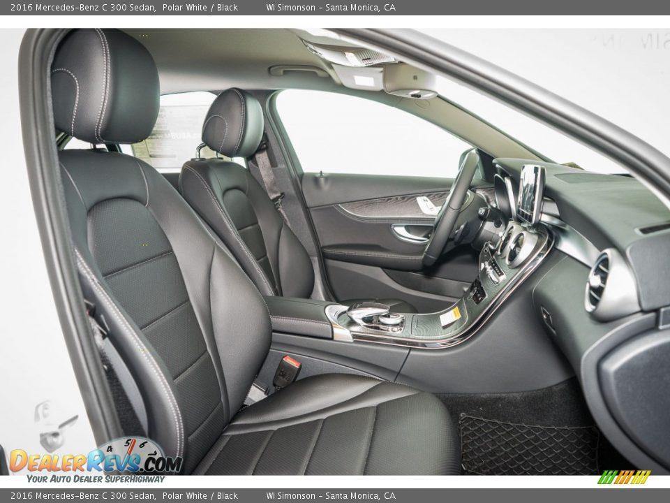 2016 Mercedes-Benz C 300 Sedan Polar White / Black Photo #2
