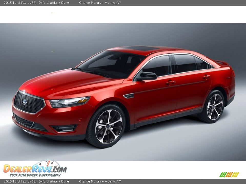2015 Ford Taurus SE Oxford White / Dune Photo #5