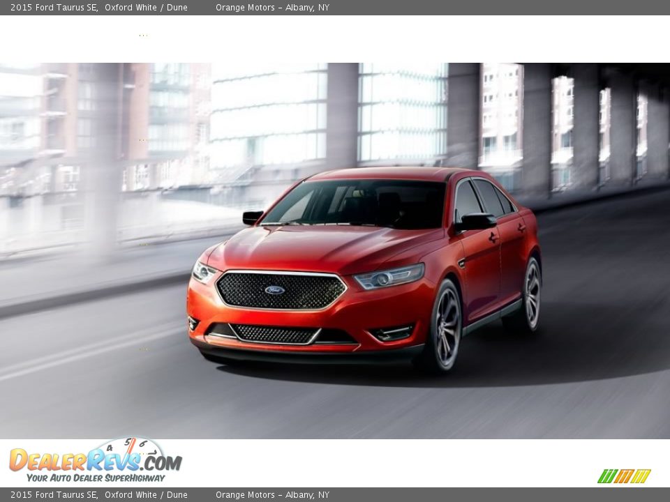 2015 Ford Taurus SE Oxford White / Dune Photo #11