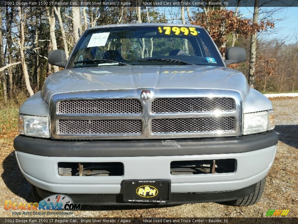 2001 Dodge Ram 1500 ST Regular Cab Bright Silver Metallic / Agate Photo #2
