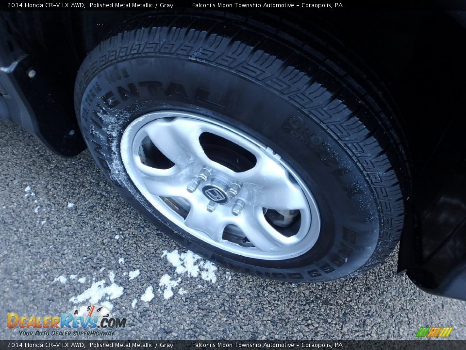 2014 Honda CR-V LX AWD Polished Metal Metallic / Gray Photo #9