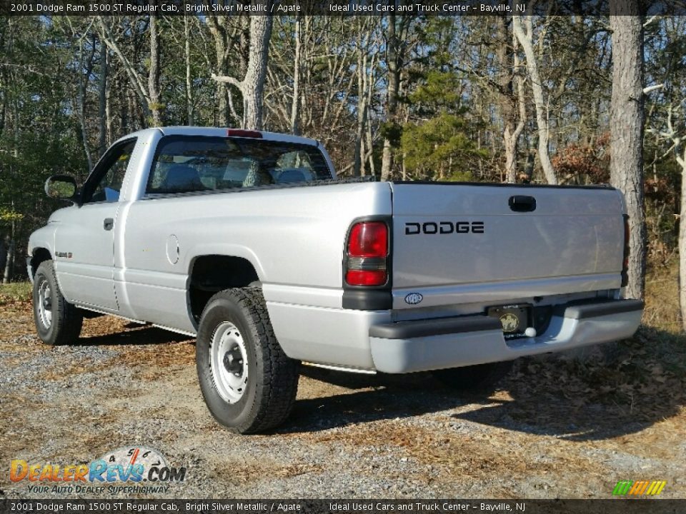 2001 Dodge Ram 1500 ST Regular Cab Bright Silver Metallic / Agate Photo #4