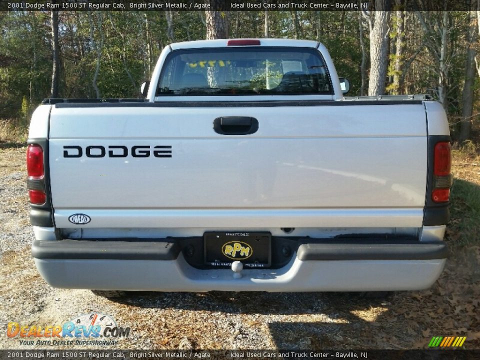 2001 Dodge Ram 1500 ST Regular Cab Bright Silver Metallic / Agate Photo #5