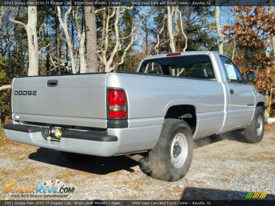 2001 Dodge Ram 1500 ST Regular Cab Bright Silver Metallic / Agate Photo #6