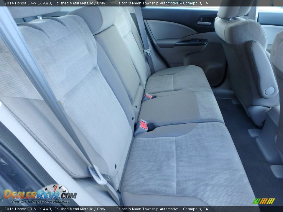 2014 Honda CR-V LX AWD Polished Metal Metallic / Gray Photo #13