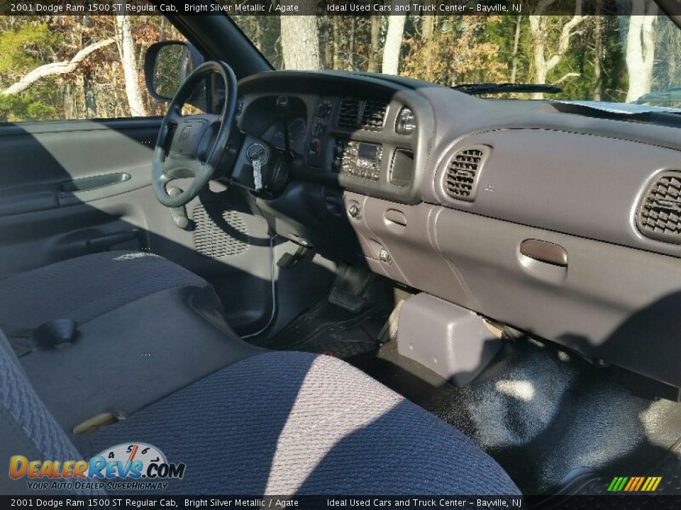 2001 Dodge Ram 1500 ST Regular Cab Bright Silver Metallic / Agate Photo #7