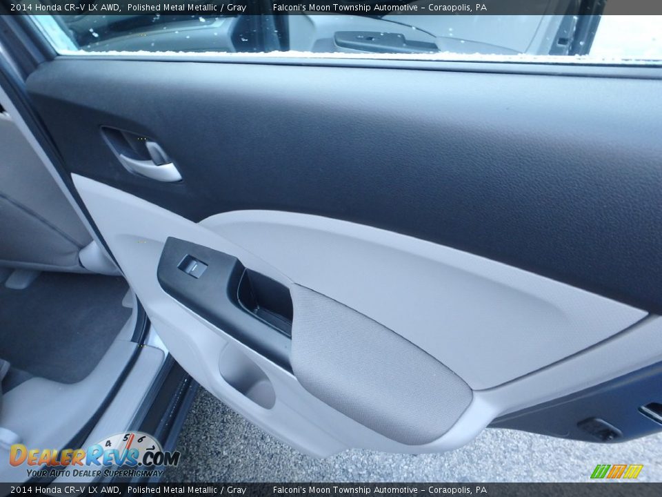 2014 Honda CR-V LX AWD Polished Metal Metallic / Gray Photo #14