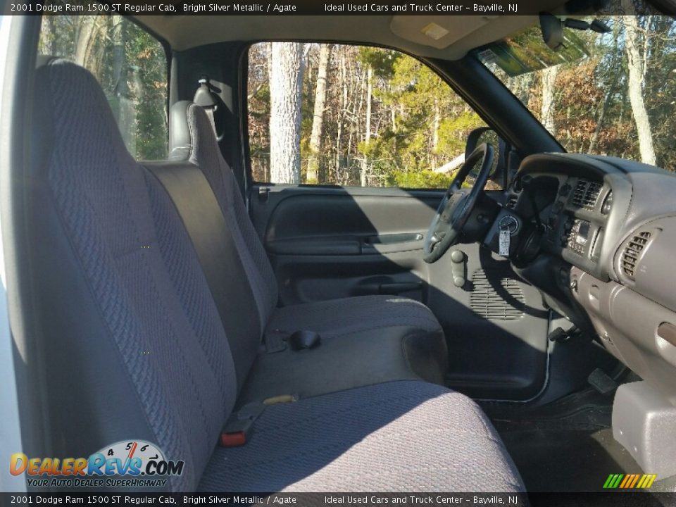 2001 Dodge Ram 1500 ST Regular Cab Bright Silver Metallic / Agate Photo #8
