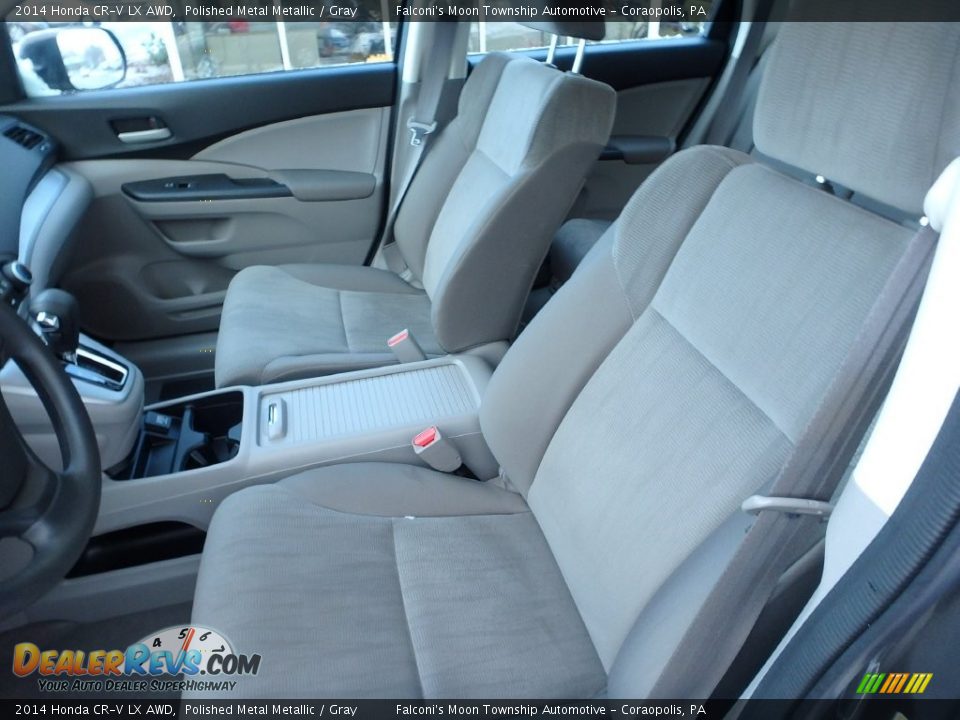 2014 Honda CR-V LX AWD Polished Metal Metallic / Gray Photo #15