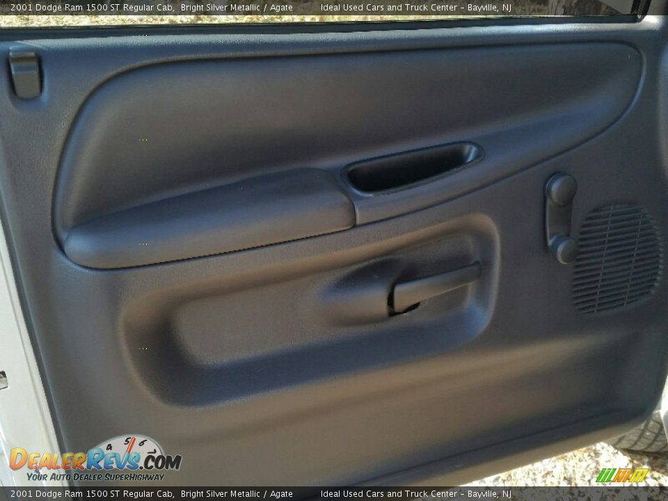 2001 Dodge Ram 1500 ST Regular Cab Bright Silver Metallic / Agate Photo #9