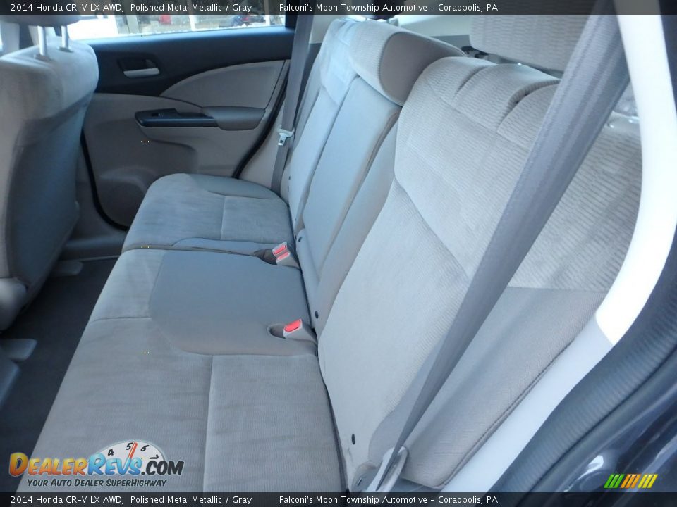 2014 Honda CR-V LX AWD Polished Metal Metallic / Gray Photo #16