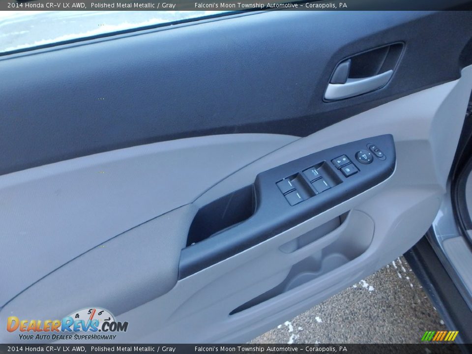 2014 Honda CR-V LX AWD Polished Metal Metallic / Gray Photo #19