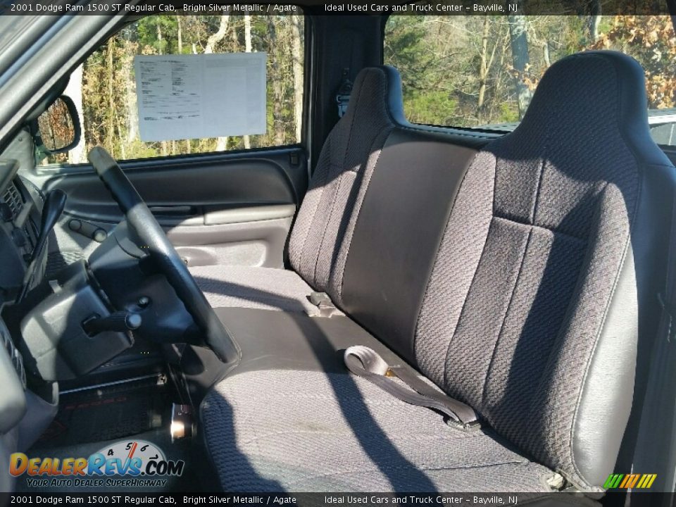 2001 Dodge Ram 1500 ST Regular Cab Bright Silver Metallic / Agate Photo #12