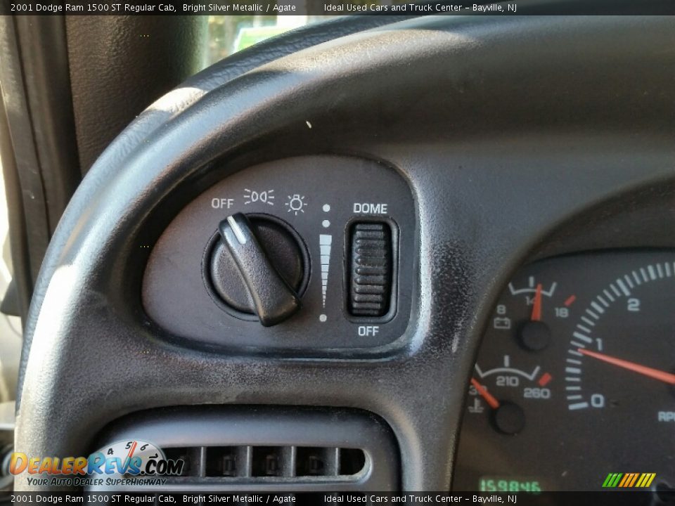 2001 Dodge Ram 1500 ST Regular Cab Bright Silver Metallic / Agate Photo #14