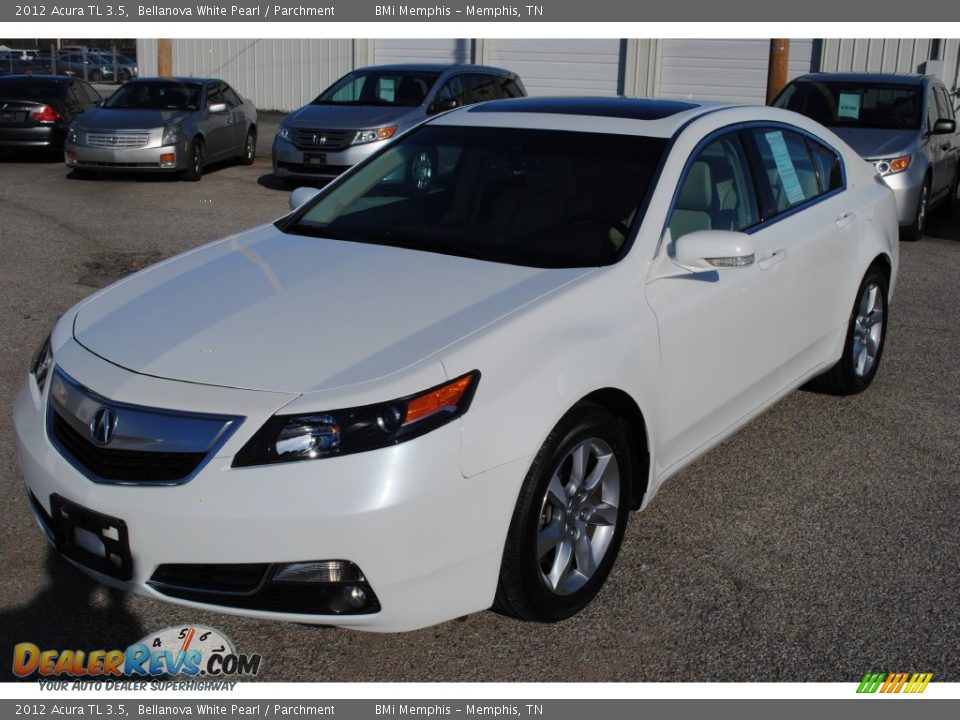 2012 Acura TL 3.5 Bellanova White Pearl / Parchment Photo #1
