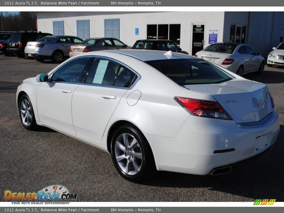 2012 Acura TL 3.5 Bellanova White Pearl / Parchment Photo #3