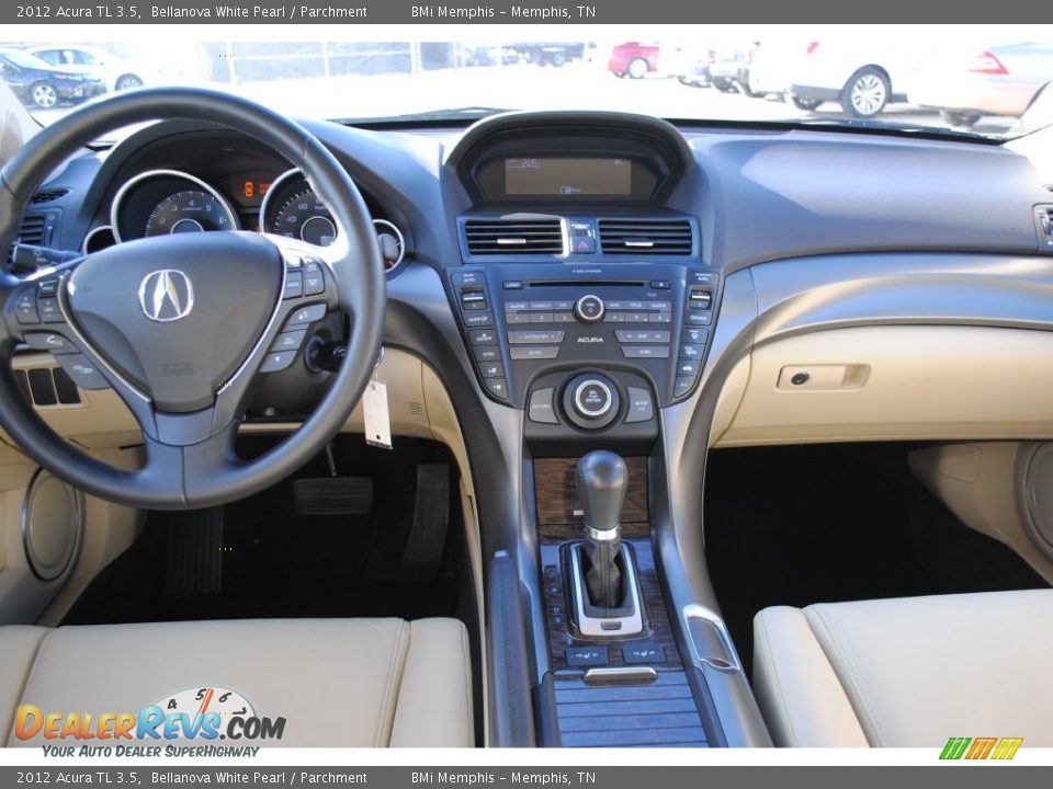 2012 Acura TL 3.5 Bellanova White Pearl / Parchment Photo #9