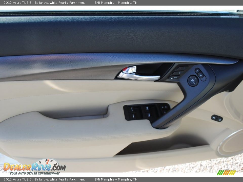 2012 Acura TL 3.5 Bellanova White Pearl / Parchment Photo #10