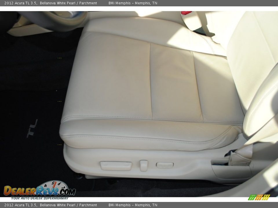 2012 Acura TL 3.5 Bellanova White Pearl / Parchment Photo #12