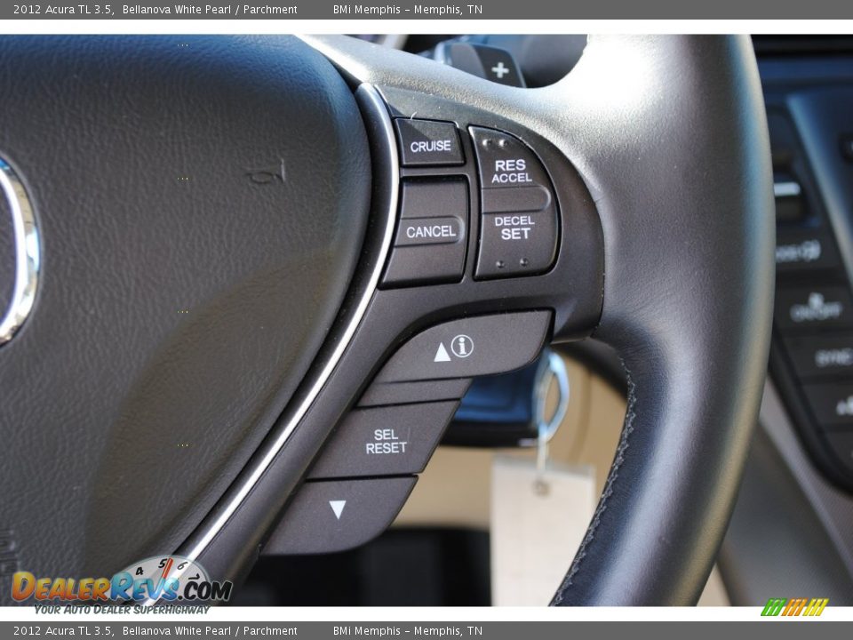 2012 Acura TL 3.5 Bellanova White Pearl / Parchment Photo #15