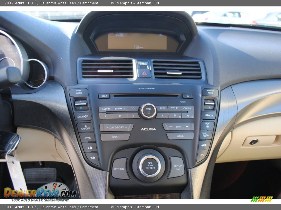 2012 Acura TL 3.5 Bellanova White Pearl / Parchment Photo #16