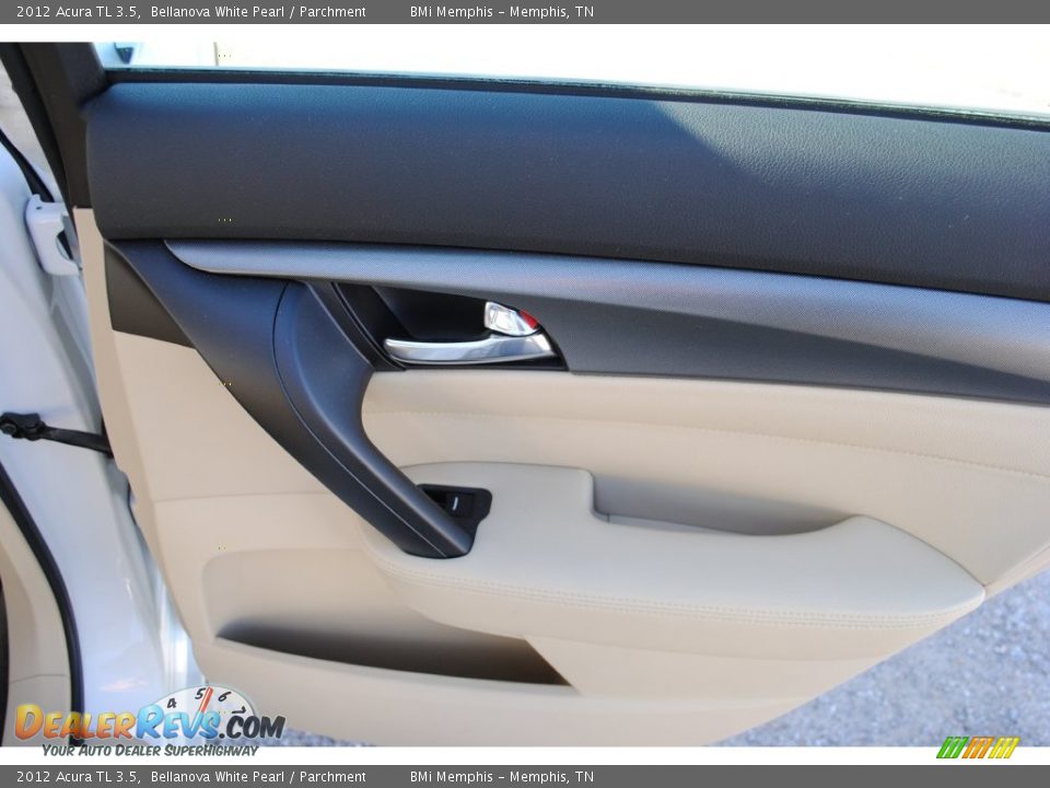 2012 Acura TL 3.5 Bellanova White Pearl / Parchment Photo #21