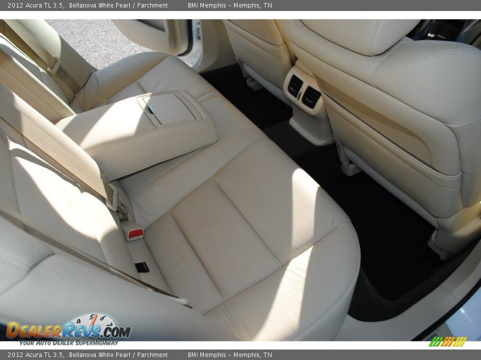 2012 Acura TL 3.5 Bellanova White Pearl / Parchment Photo #22
