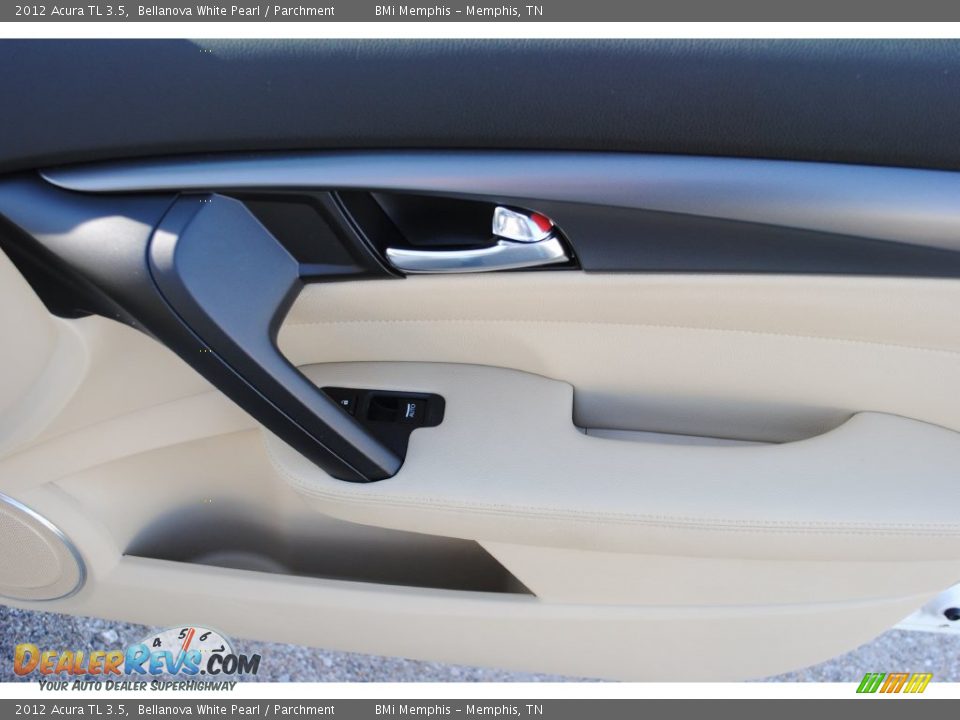 2012 Acura TL 3.5 Bellanova White Pearl / Parchment Photo #24