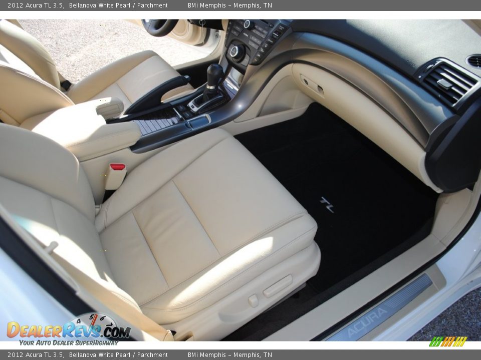 2012 Acura TL 3.5 Bellanova White Pearl / Parchment Photo #25
