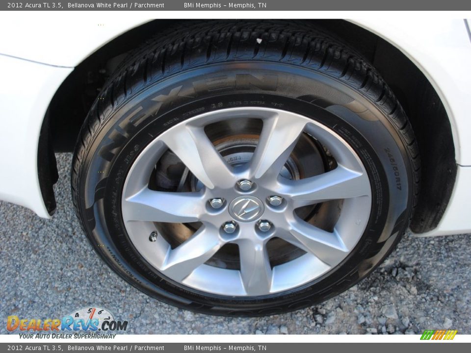 2012 Acura TL 3.5 Bellanova White Pearl / Parchment Photo #29