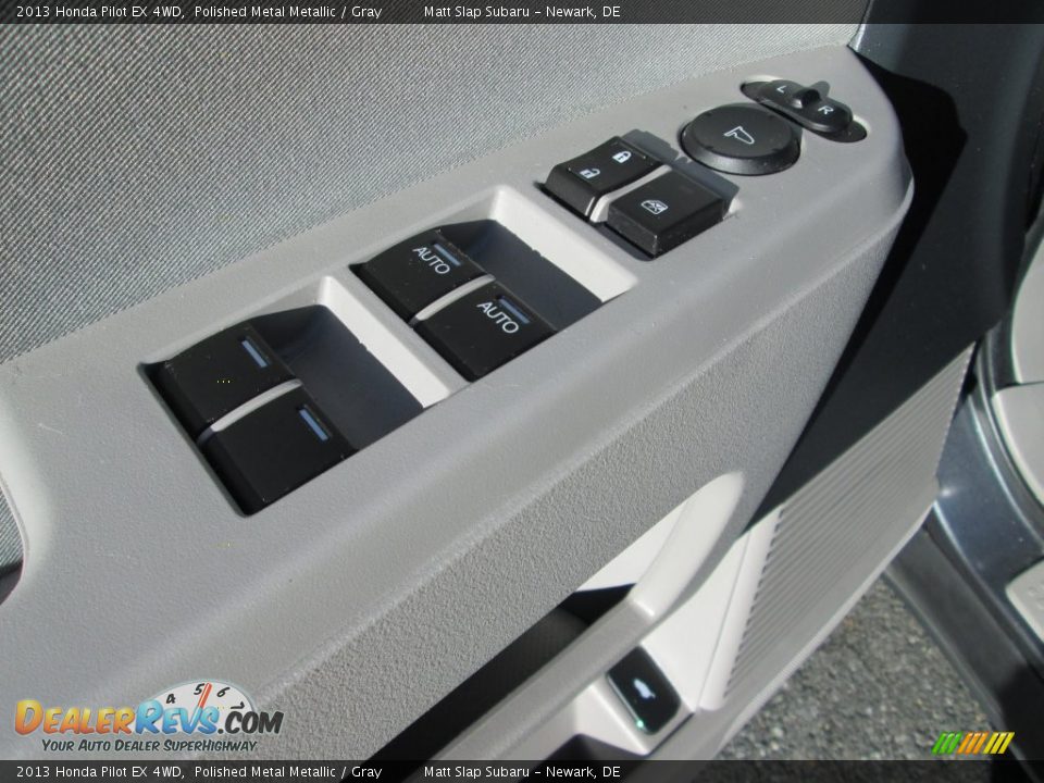 2013 Honda Pilot EX 4WD Polished Metal Metallic / Gray Photo #14